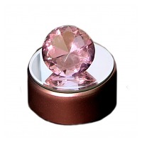 Кристалл розовый 6 см